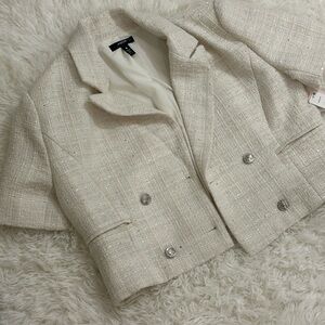 Aqua Tweed Jacket (NEW) - M